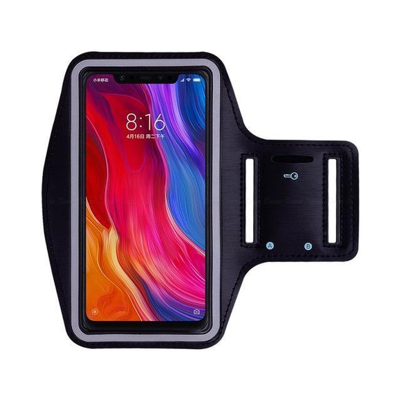 Sports Running Arm Band Case for Redmi Note 6 Pro Black - YourDeal India