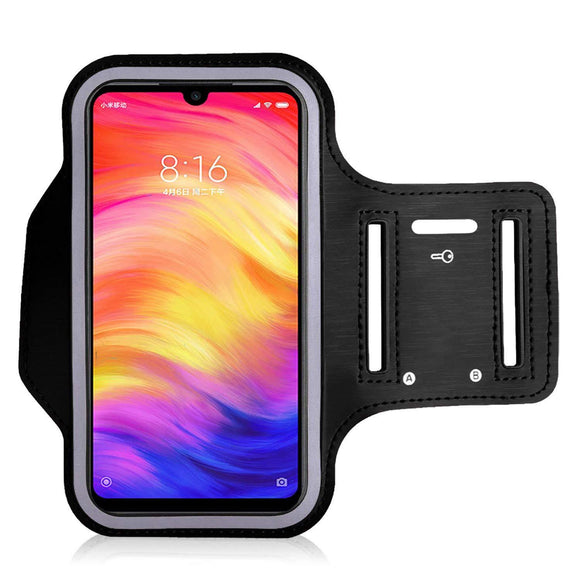 Sports Running Arm Band Case for Redmi Note 7 Black - YourDeal India