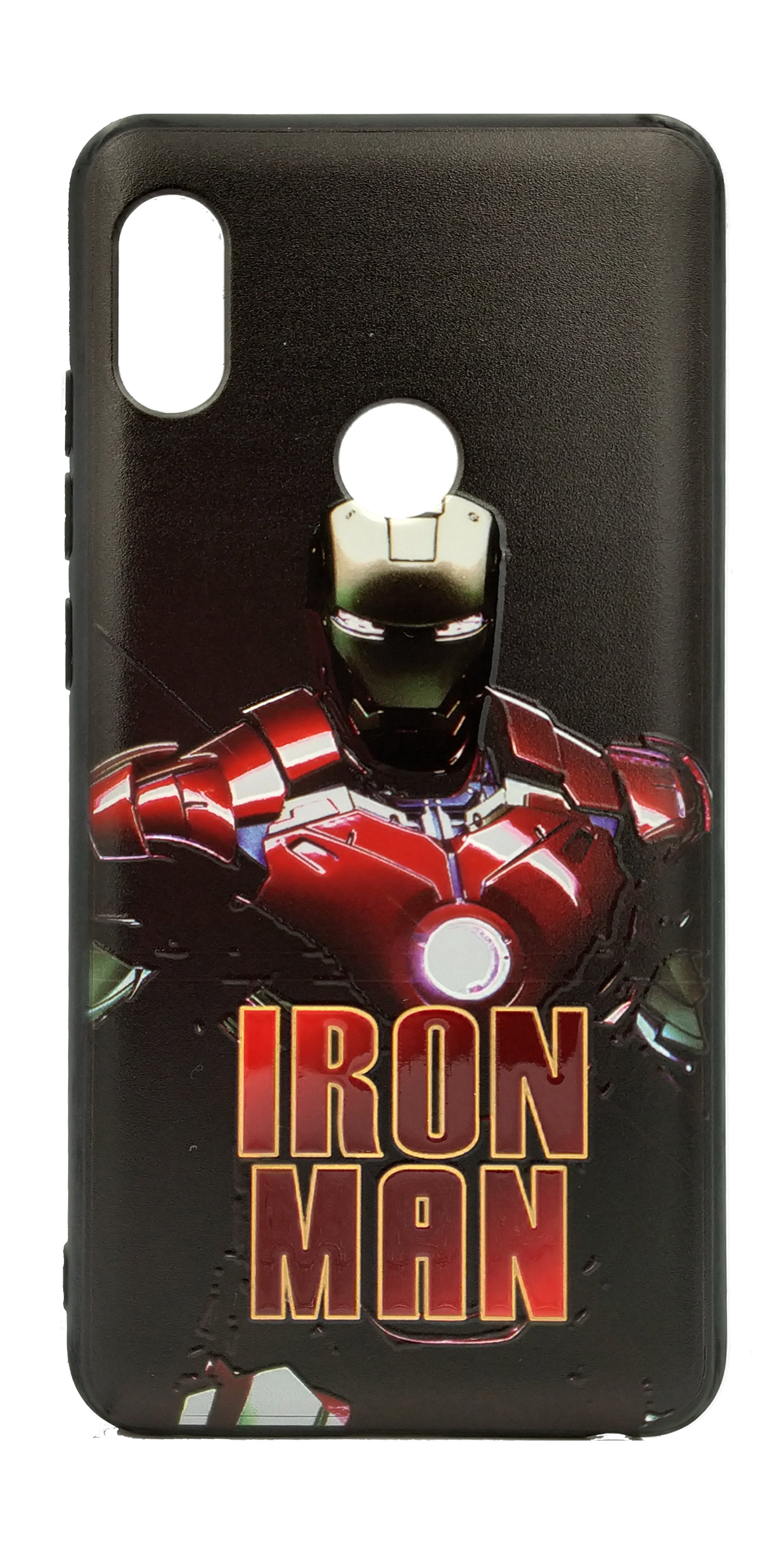 TDG Xiaomi Redmi Note Pro 3D Texture Printed Iron Man Hard Back Case Cover