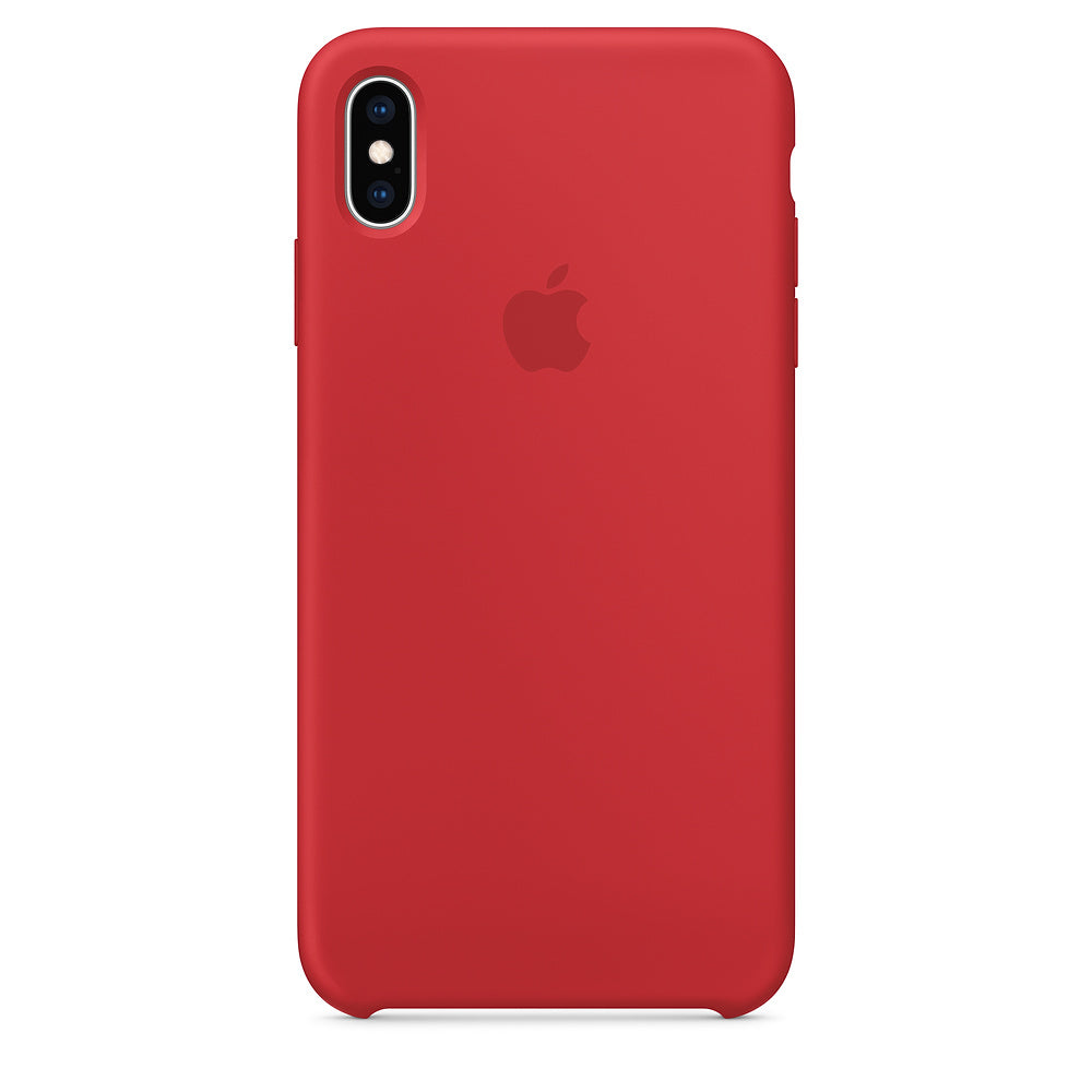 CoverKingz Custodia In Silicone Per IPhone XS Max, Design Carbonio Spazzolato, Antiscivolo, Sottile 1,5 Mm, Bordi Rialzati, Nero