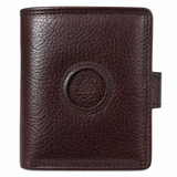TDG AirTag Leather Wallet for Men with Pop Up Card Holder | RFID Smart Trifold 16+ Cards | Top Grain | Gift Ready | Handmade in India (Dark Cherry / Brown / Black)