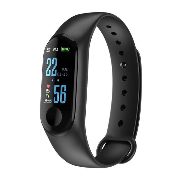TDG M3 Band Fitness Tracker Smart Band Black - YourDeal India