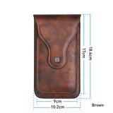 Universal Phone Pouch Pu leather & Belt Clip by Puloka for 2 Mobiles - YourDeal India
