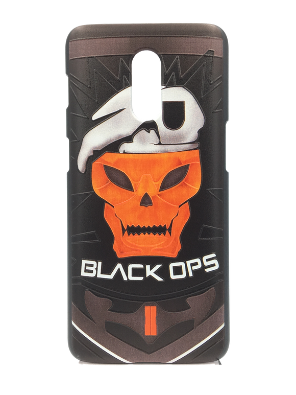 TDG OnePlus 6T 3D Texture Black Ops Game Printed Hard Back Case Cover - YourDeal India