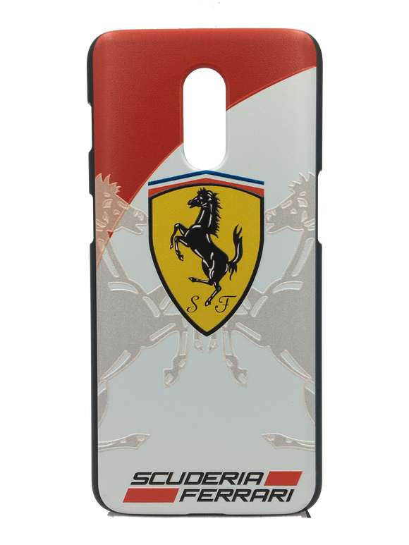 TDG OnePlus 6T 3D Texture Printed Luxury Car Ferrari Hard Back Case Cover - YourDeal India