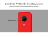 TDG Oneplus 7T Silicone Back Cover Protective Case Red - YourDeal India