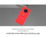 TDG Oneplus 7T Silicone Back Cover Protective Case Red - YourDeal India