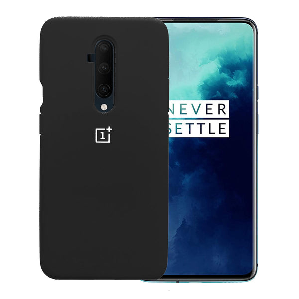 Oneplus 7T Pro Silicone Back Cover Case Black YourDeal India