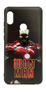 TDG Xiaomi Redmi Note 5 Pro 3D Texture Printed Iron Man Hard Back Case Cover - YourDeal India