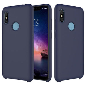 TDG Redmi Note 5 Pro Soft Silicone Protective Back Case Dark Blue - YourDeal India