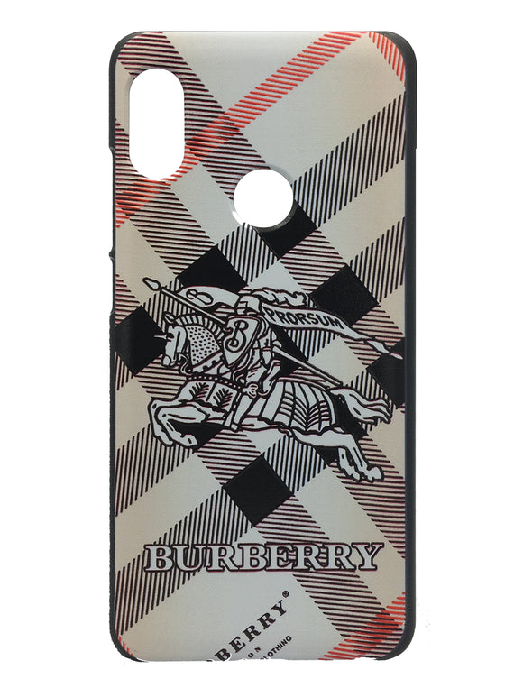 TDG Xiaomi Redmi Note 5 Pro 3D Texture Printed Designer Burberry Hard Back Case Cover - YourDeal India