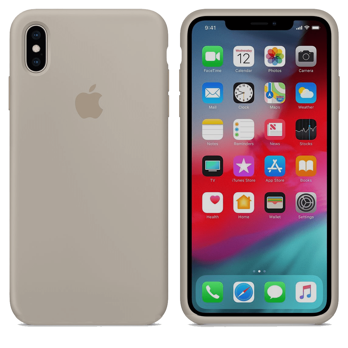 TDG iPhone XR SIlicone Case OG Stone Beige YourDeal