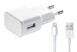 YourDeal Mobile Wall Charger EU Plug Adapter With Lightning Cable For Apple iPhone iPad iPod - YourDeal India